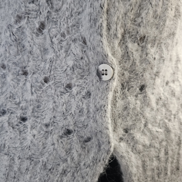 Cotelac Alpaca Wool Gray Sweater Cardigan Button Down Peru - Picture 4 of 16